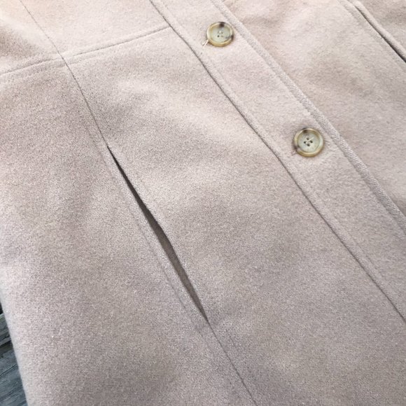 Esprit Outer Wear Women Jacket Fur Coat 100% Wool - Picture 5 of 8